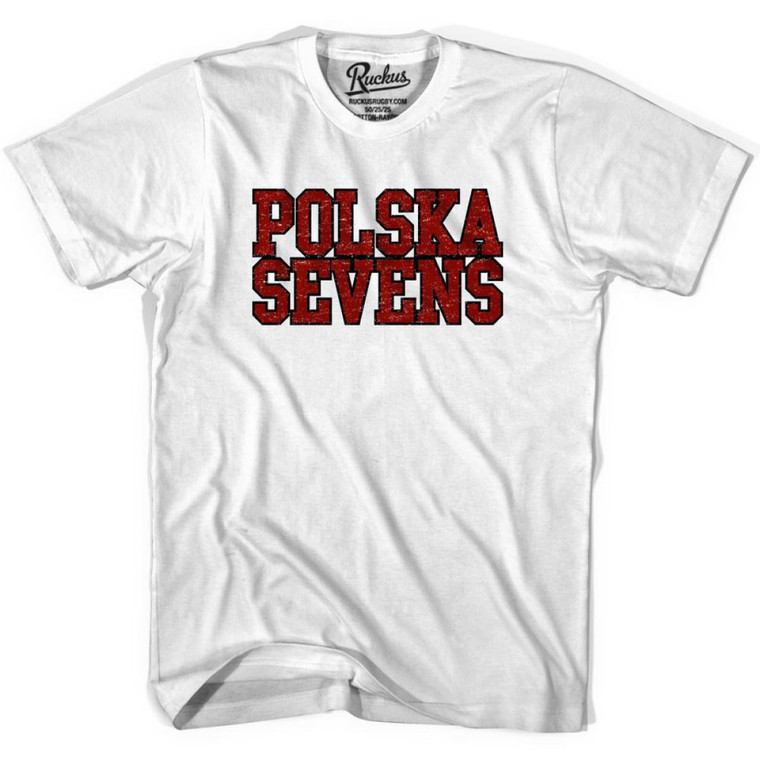 Poland Seven Rugby Nations Rugby T-shirt - Cool Grey