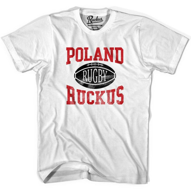 Poland Ruckus Rugby T-shirt - Cool Grey