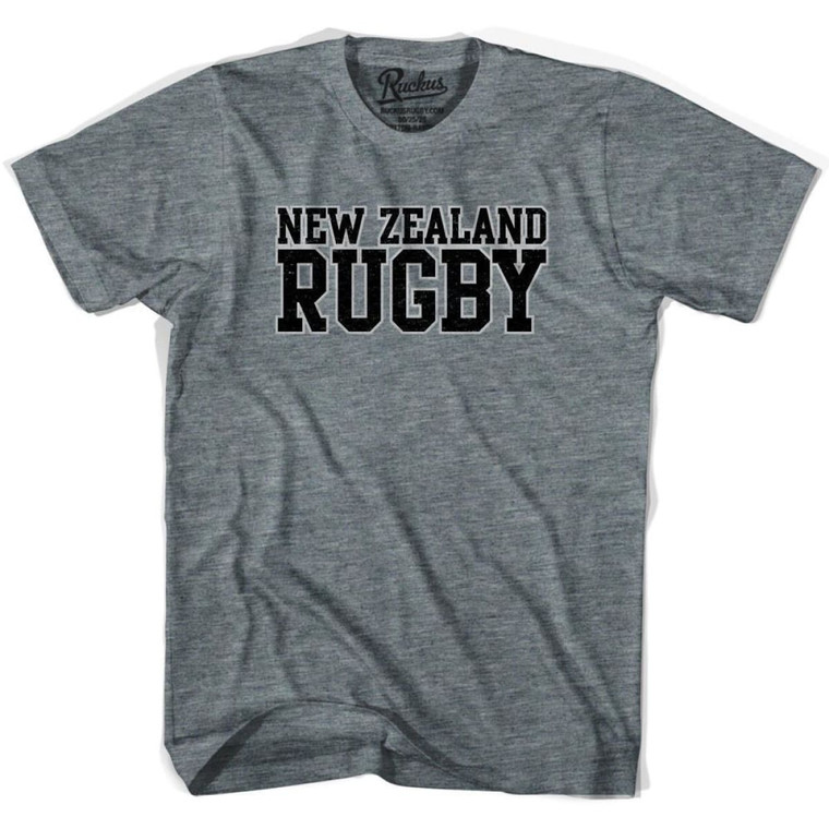 New Zealand Rugby Nations T-shirt - Athletic Grey