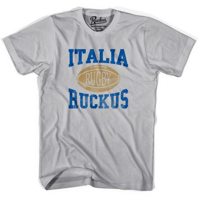Italy Ruckus Rugby T-shirt - Cool Grey