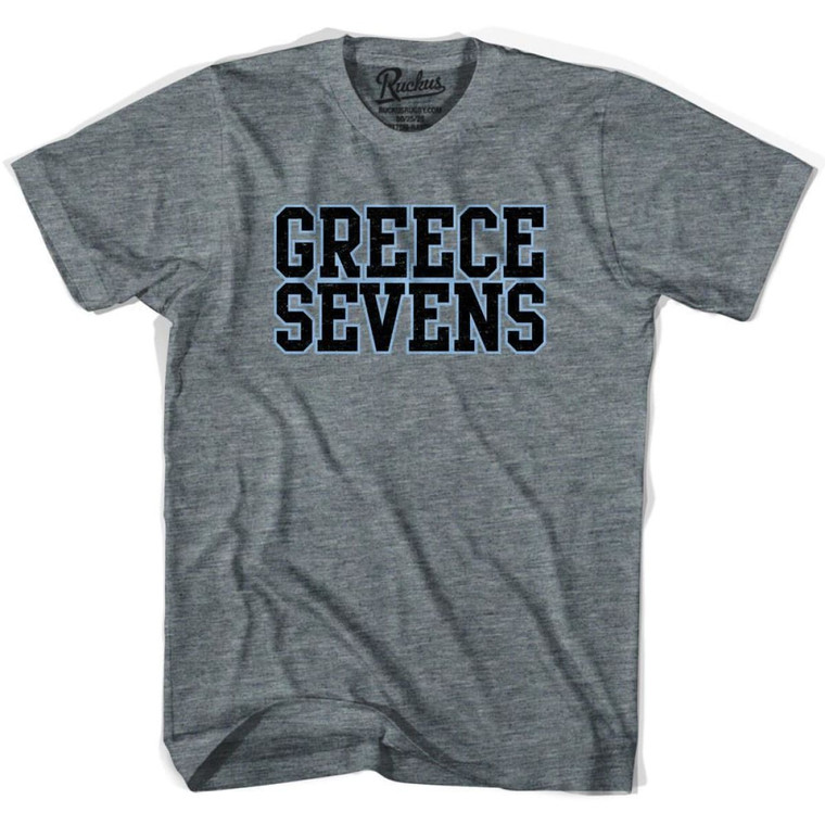 Greece Sevens Rugby T-shirt - Athletic Grey