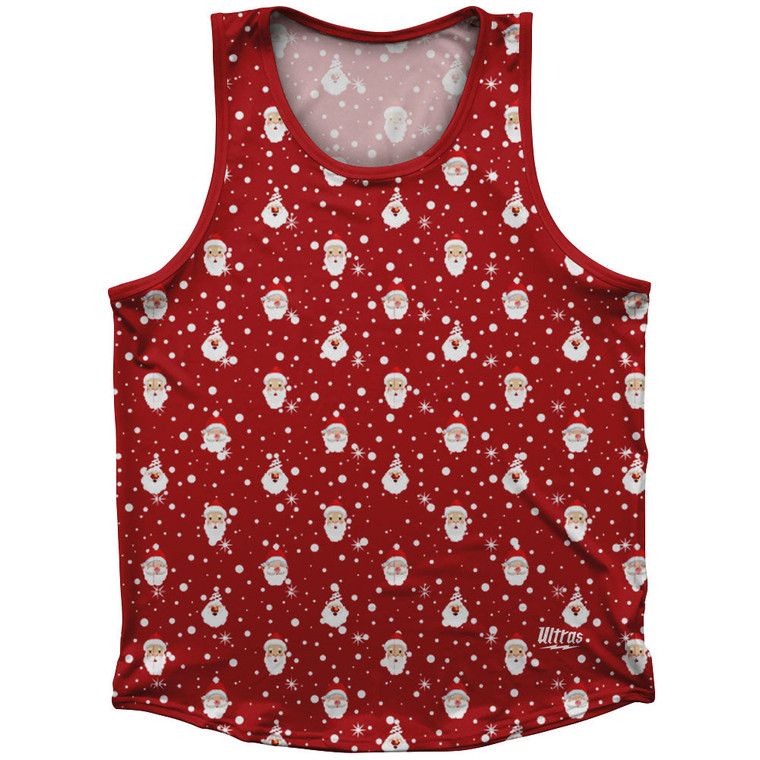 Santa Claus Sport Tank Top Made In USA - Red