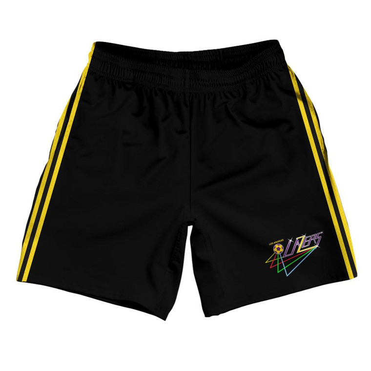 Los Angeles LA Lazers Soccer Black Shorts Made In USA - Black