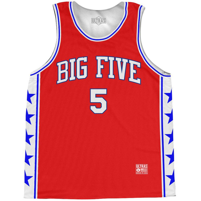 Big Five Basketball Practice Singlet Jersey - Red