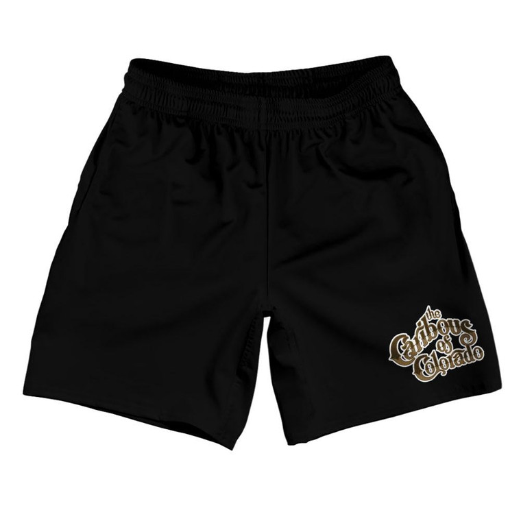 Colorado Caribous 78 Road Soccer Shorts Made In USA - Black