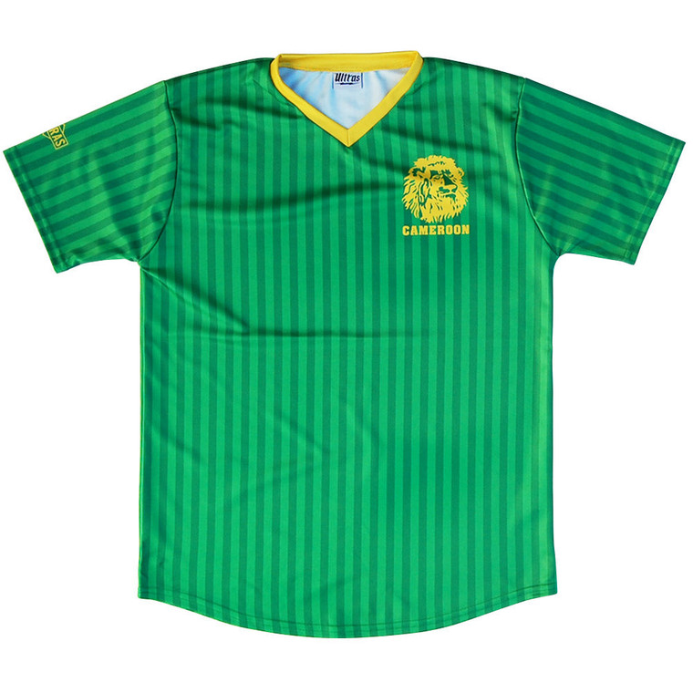 Cameroon Lion Vintage Ultras Soccer Jersey Made In USA - Green