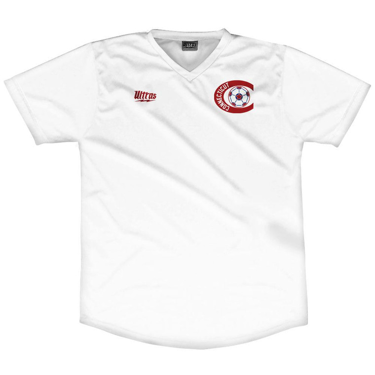 Connecticut Bicentennials 77 Home Soccer Jersey Made In USA - White