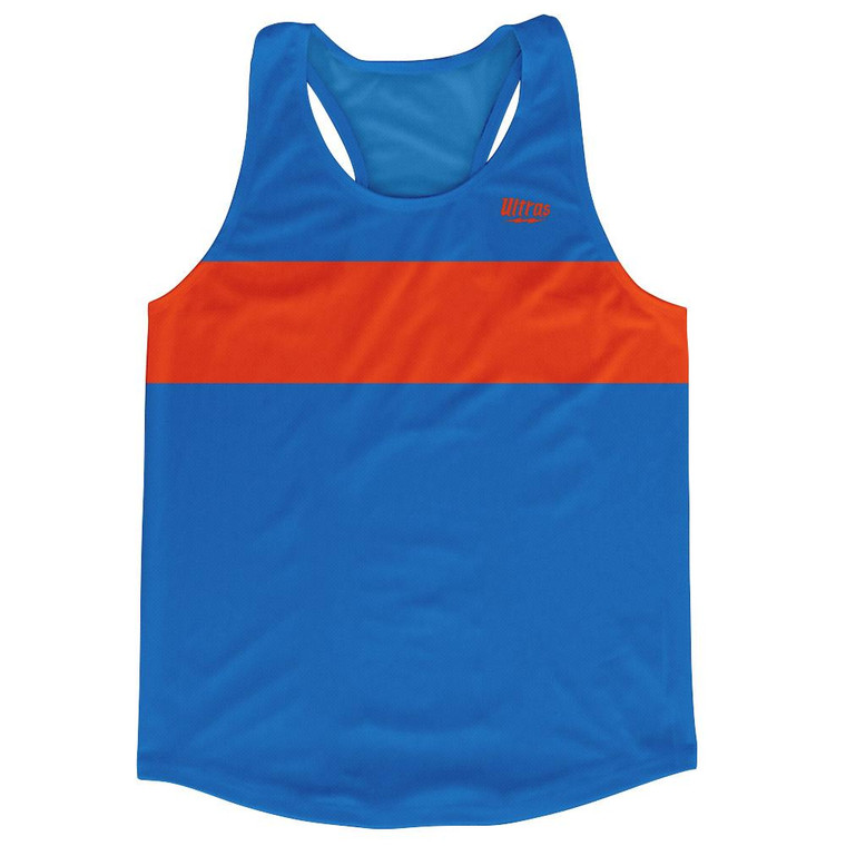 Ultras Royal Blue and Tennessee Orange Blank Finish Line Running Tank Top Racerback Track and Cross Country Singlet Jersey Made In USA - Royal Blue & Tennessee Orange