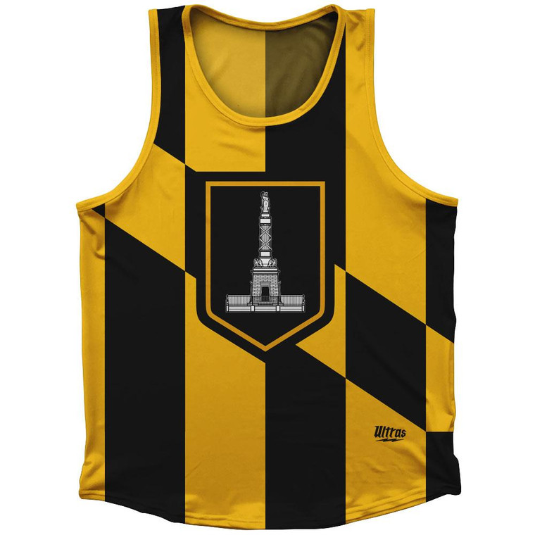 Baltimore Flag Sport Tank Top Made In USA - Yellow