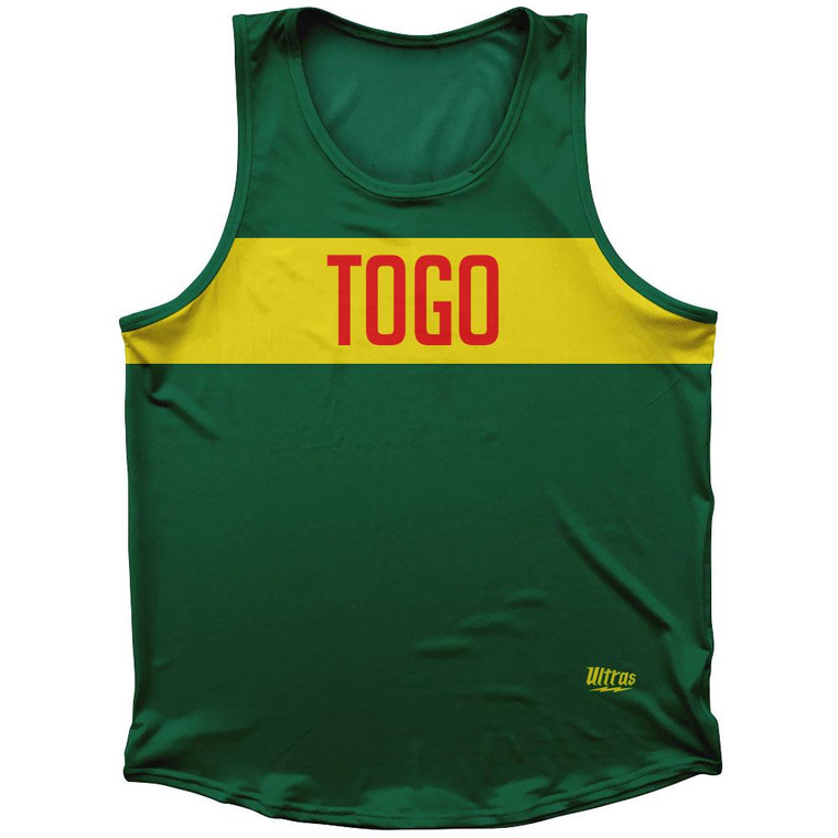 Togo Country Finish Line Sport Tank Top Made In USA - Green