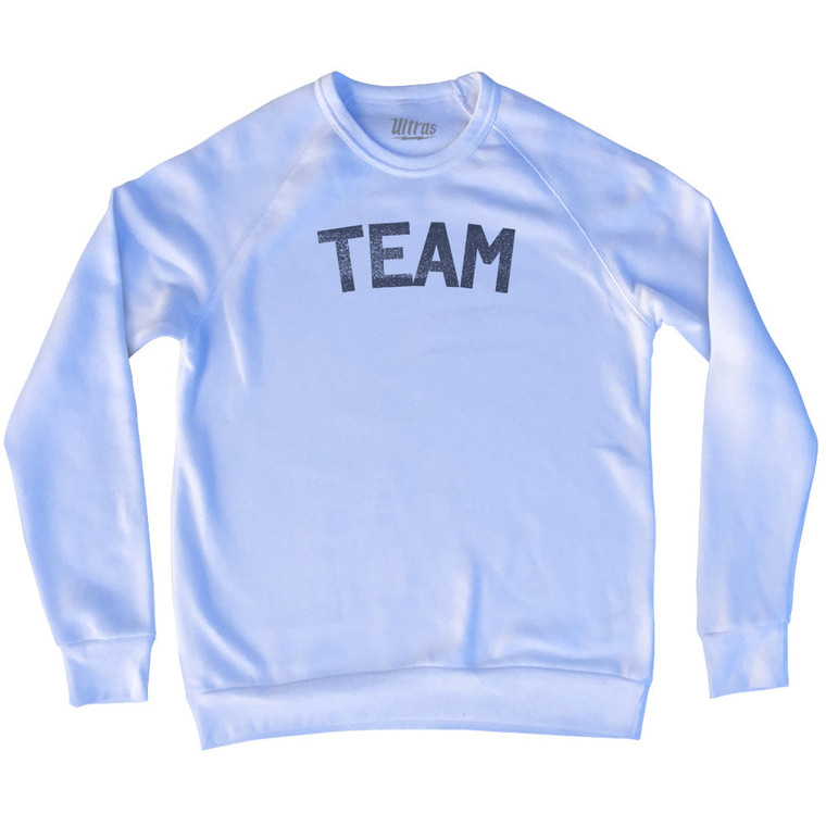 Team Adult Tri-Blend Sweatshirt - White