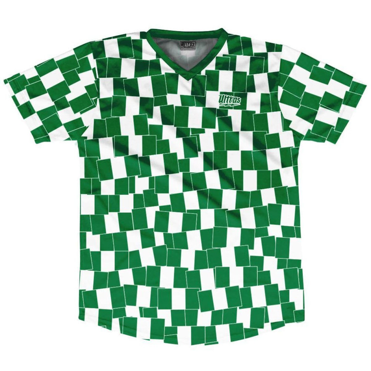 Ultras Nigeria Party Flags Soccer Jersey Made In USA-Green White