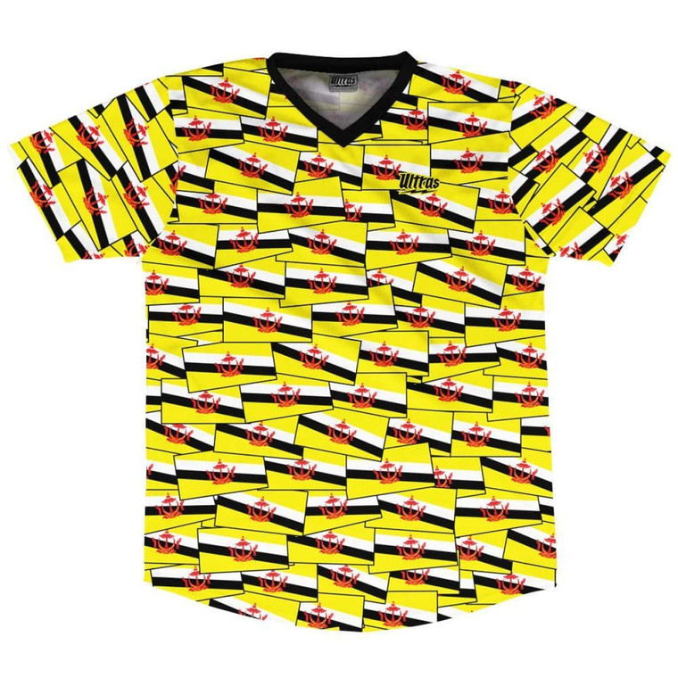 Ultras Brunei Party Flags Soccer Jersey Made In USA - Yellow