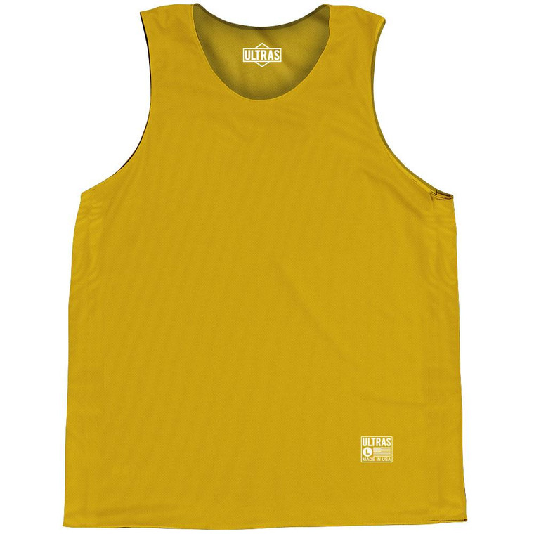 Yellow Maryland Blank Basketball Practice Singlet Jersey Yellow Maryland Made in USA - Yellow Maryland