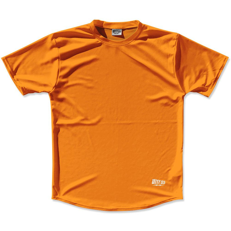 Tennessee Orange Custom Solid Color Running Shirt Made in USA - Tennessee Orange