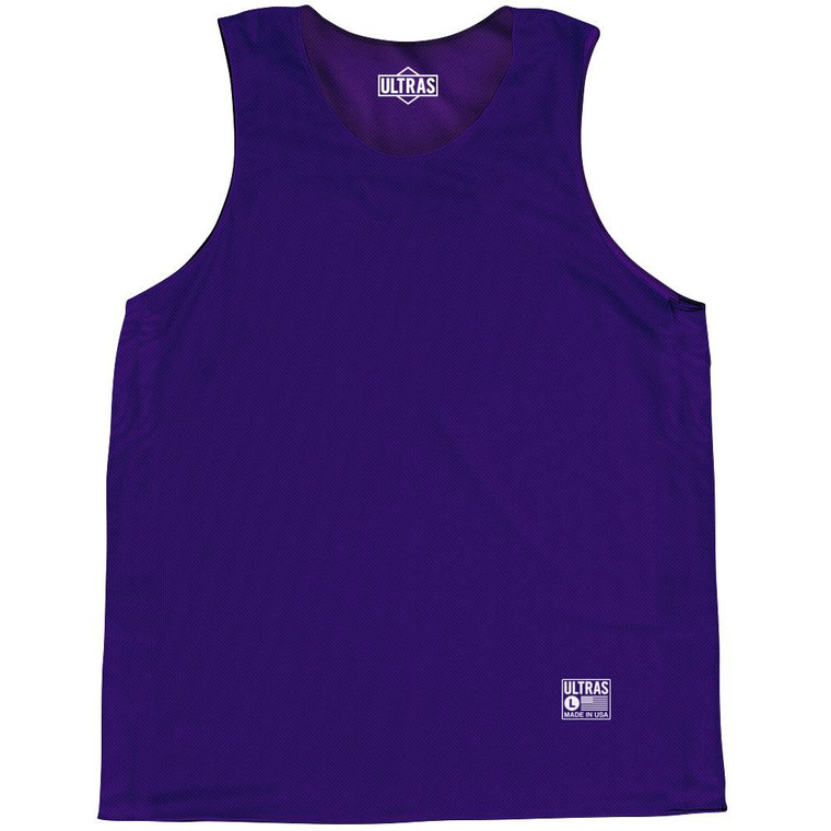 Purple Violet Blank Basketball Practice Singlet Jersey Purple Violet Made in USA - Purple Violet