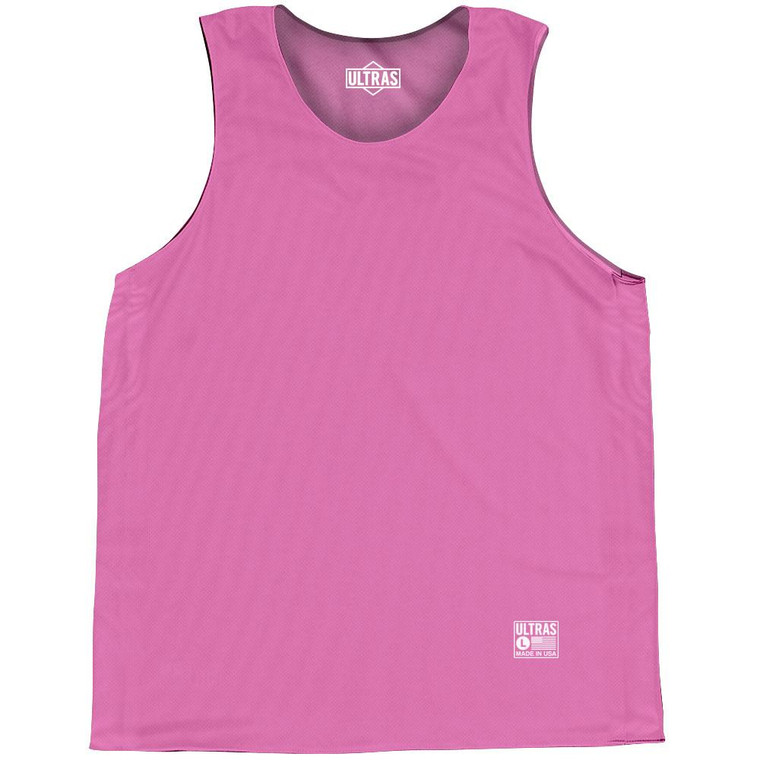 Pink Hot Blank Basketball Practice Singlet Jersey Pink Hot Made in USA - Pink Hot