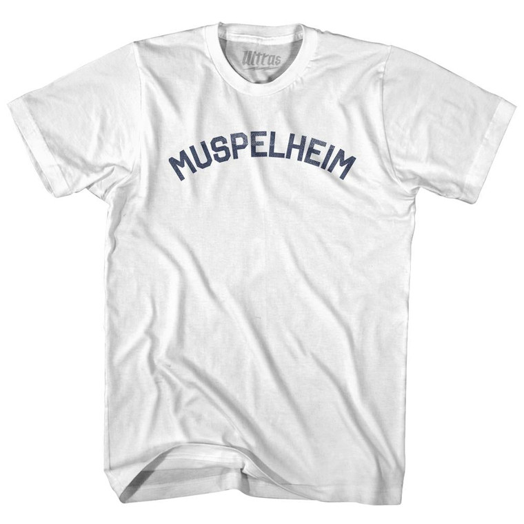Muspelheim Adult Cotton T-Shirt - White