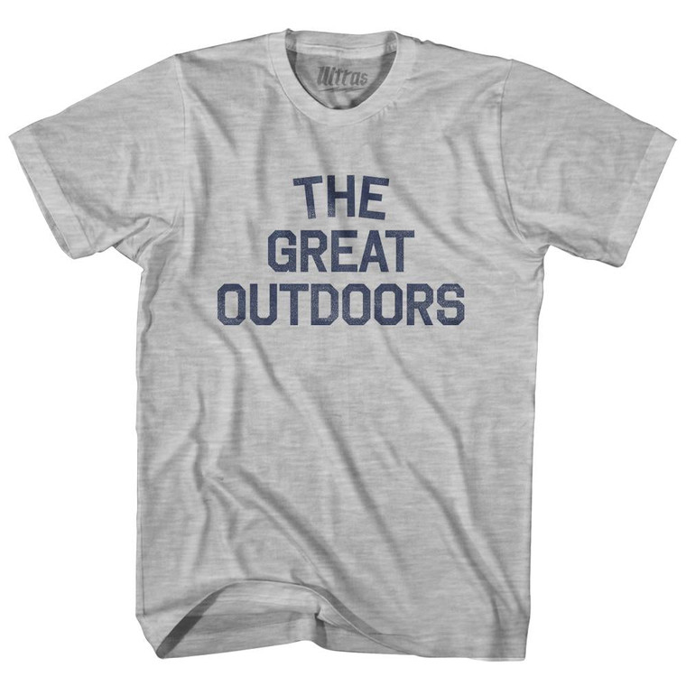 The Great Outdoors Womens Cotton Junior Cut T-Shirt - Grey Heather