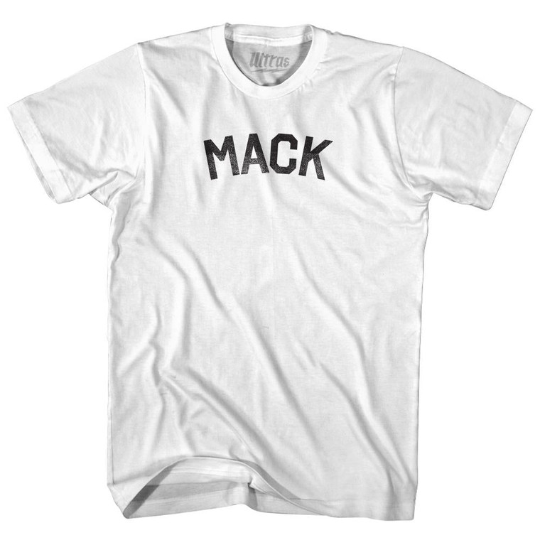 Mack Adult Cotton T-shirt-White
