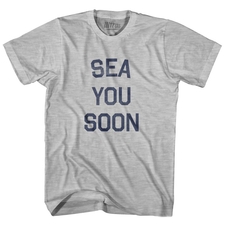 Sea You Soon Youth Cotton T-Shirt - Grey Heather