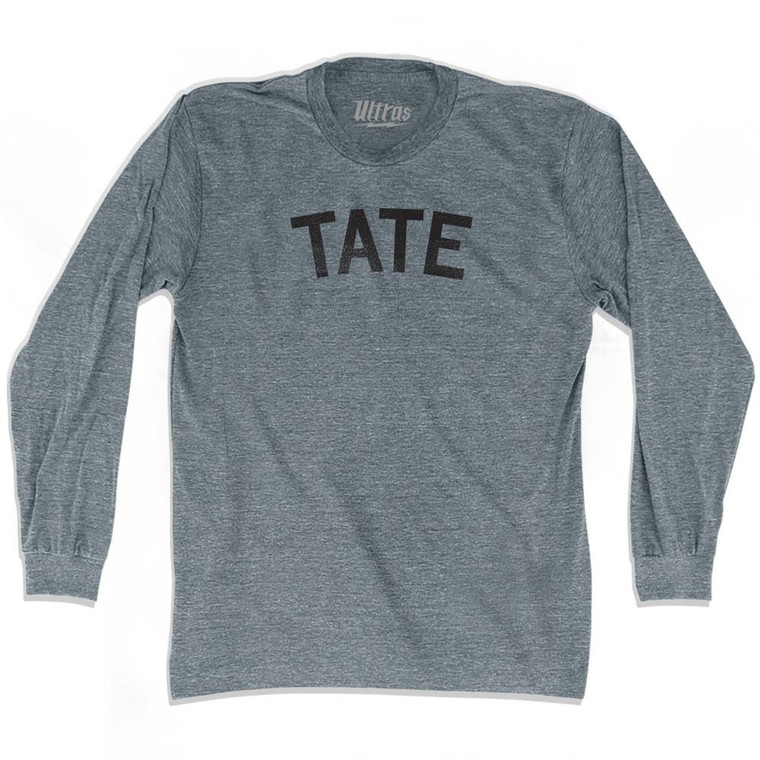 Tate Adult Tri-Blend Long Sleeve T-shirt - Athletic Grey