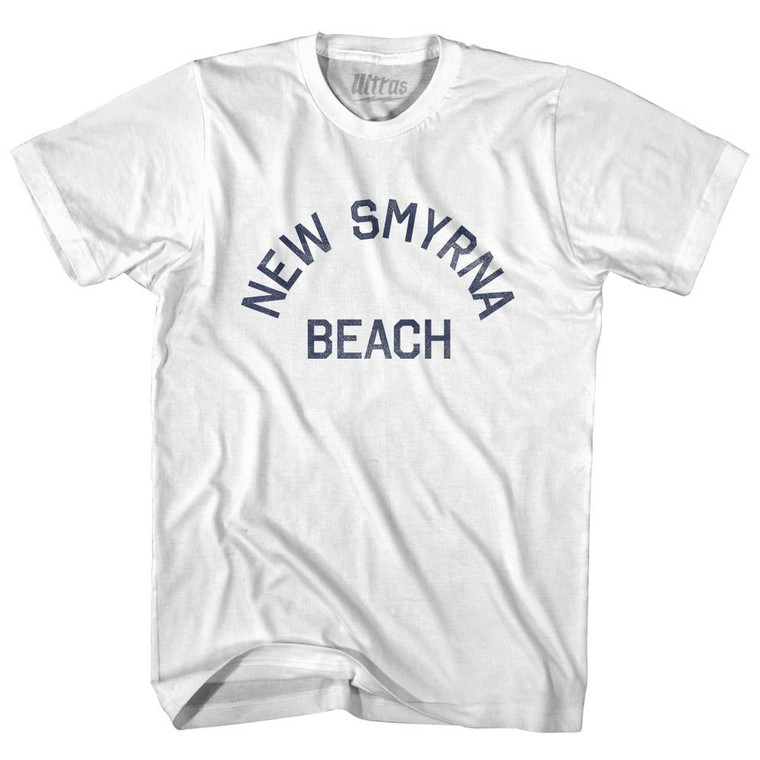 Florida New Smyrna Beach Adult Cotton Vintage T-shirt - White