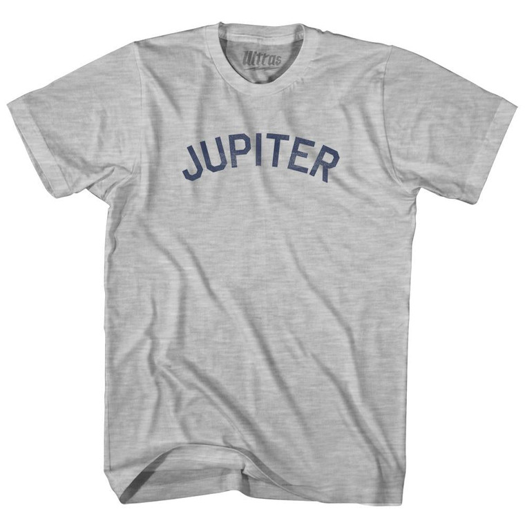 Florida Jupiter Womens Cotton Junior Cut Vintage T-shirt - Grey Heather