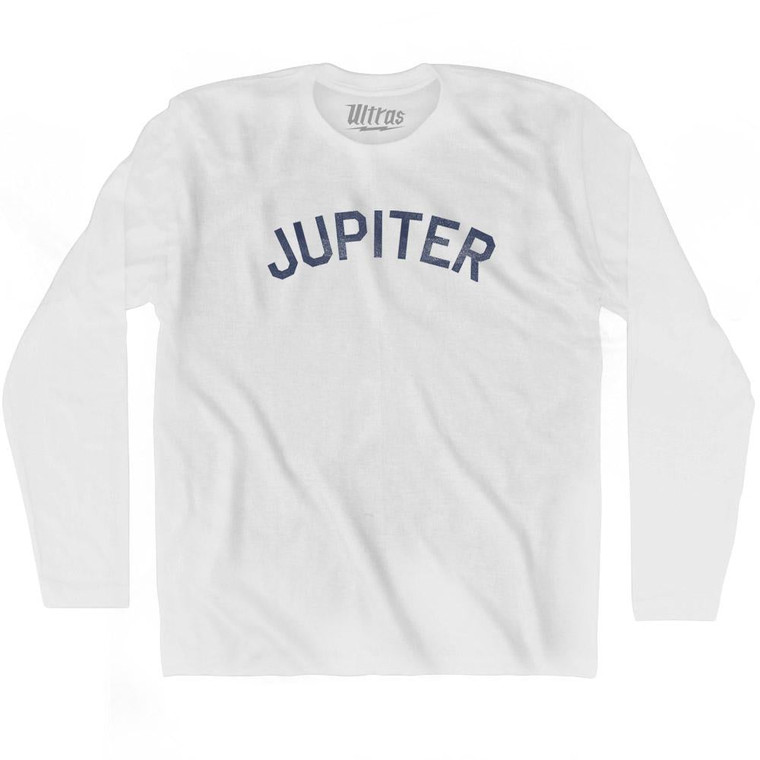 Florida Jupiter Womens Cotton Junior Cut Vintage T-shirt - White