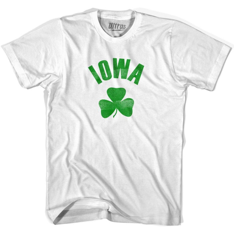 Iowa State Shamrock Youth Cotton T-shirt - White