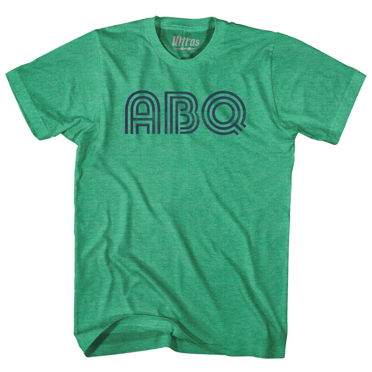 Albuquerque ABQ Airport Adult Tri-Blend T-shirt - Kelly