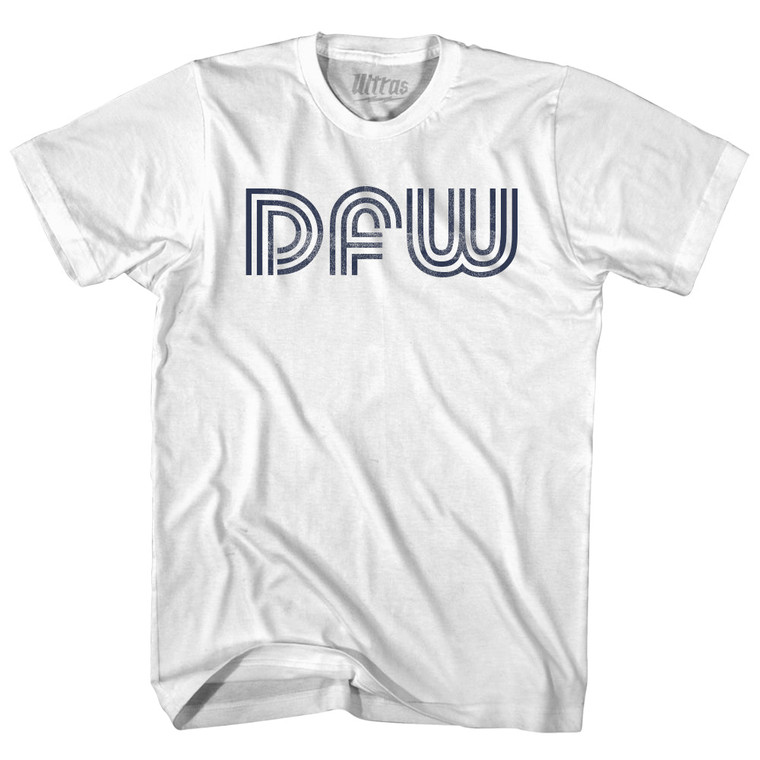 Dallas DFW Airport Womens Cotton Junior Cut T-Shirt - White