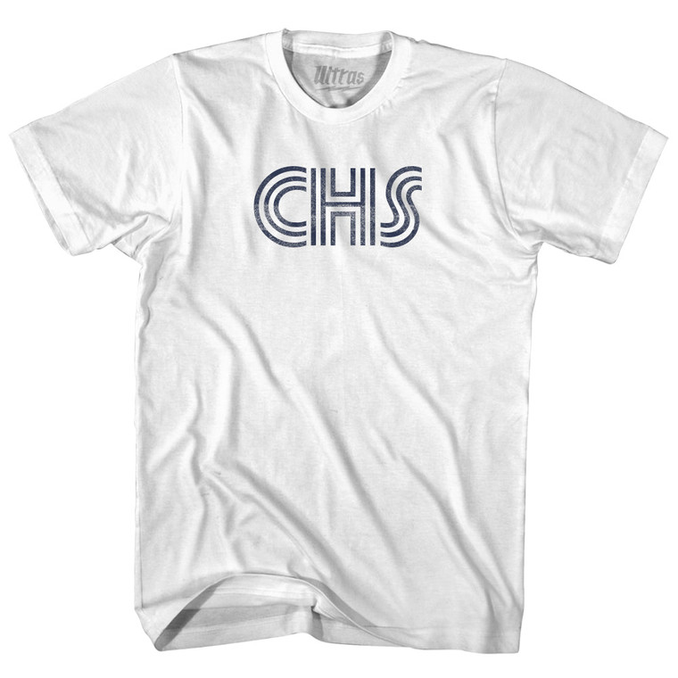 Charleston CHS Airport Adult Cotton T-shirt - White