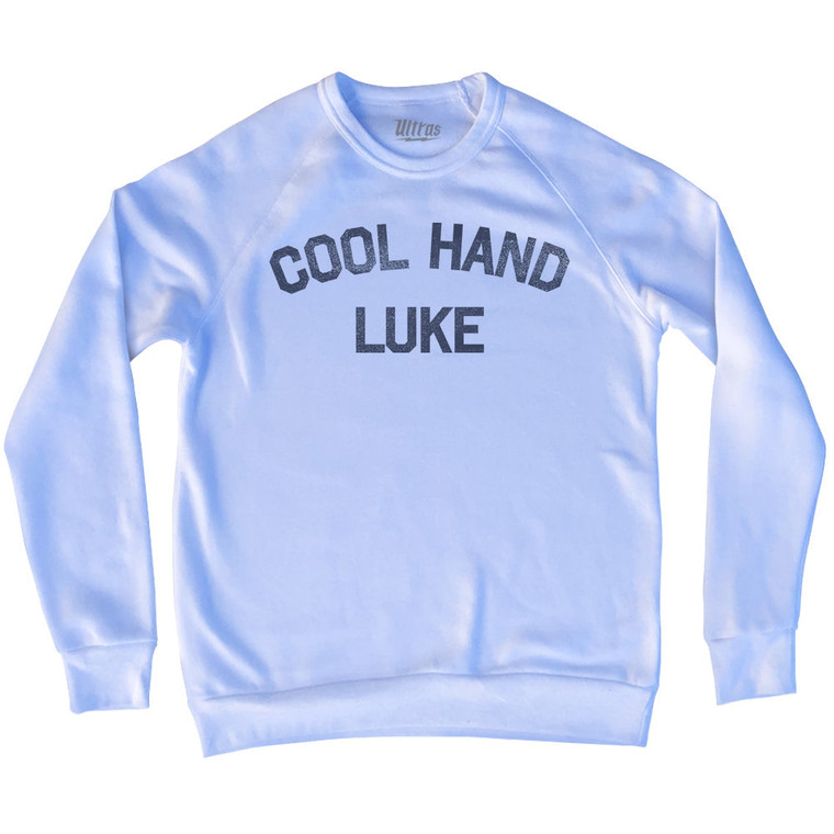 Cool Hand Luke Adult Tri-Blend Sweatshirt - White