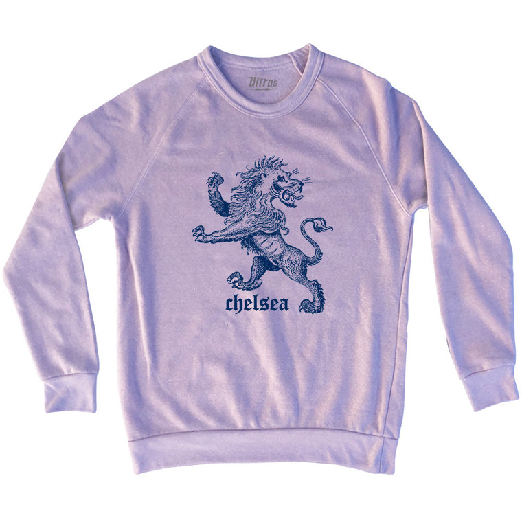 Chelsea Lion Adult Tri-Blend Sweatshirt - Pink