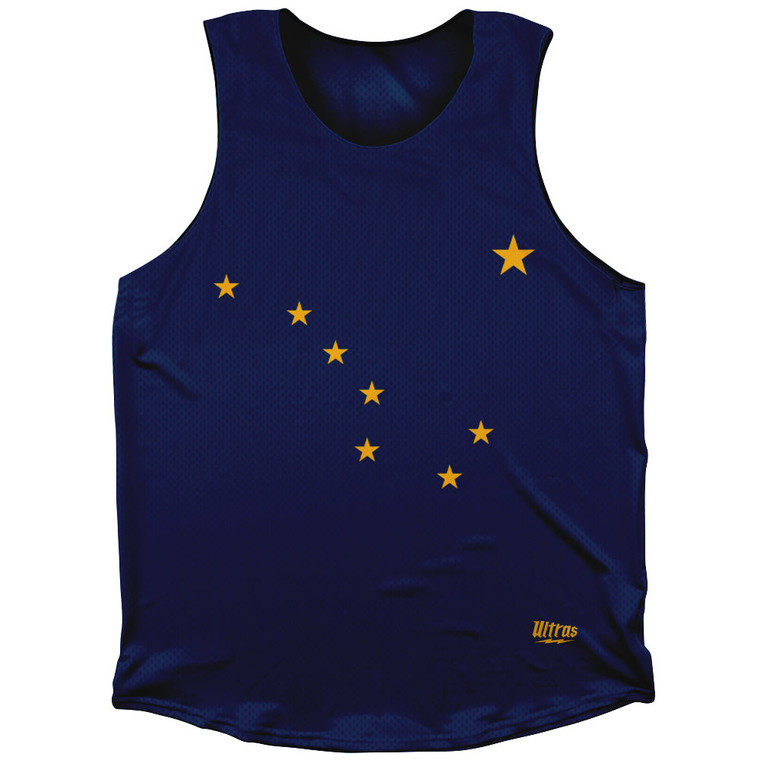 ALASKA STATE FLAG ATHLETIC TANK TOP Adult X-SMALL Final Sale t2