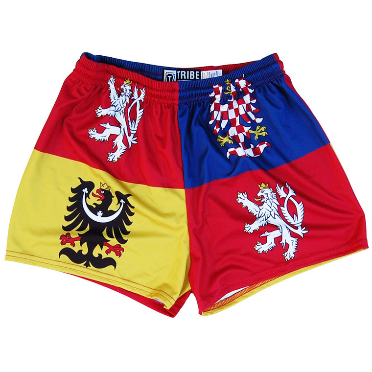 ADULT-2X-LARGE CZECH REPUBLIC CREST WOMENS & GIRLS SPORT SHORTS Final Sale zt41