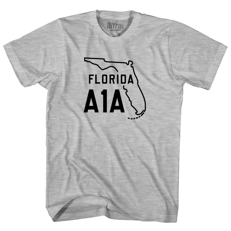 Florida A1A Youth Cotton T-shirt - Grey Heather