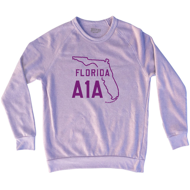 Florida A1A Adult Tri-Blend Sweatshirt - Pink