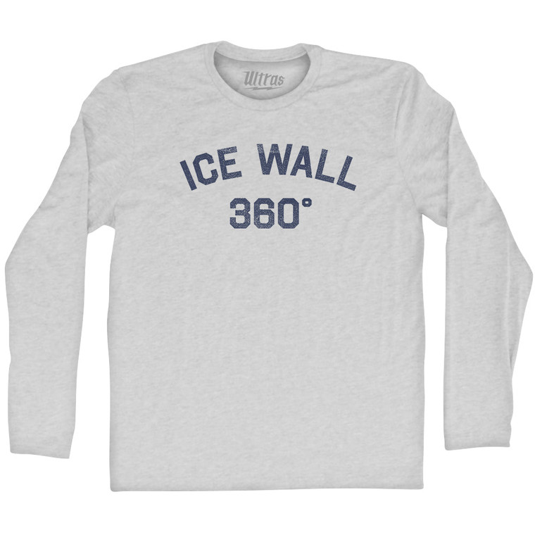 Ice Wall 360 Adult Tri-Blend Long Sleeve T-shirt - Military Green