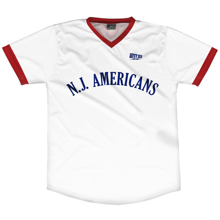 New Jersey Americans Soccer Jersey Made in USA - White