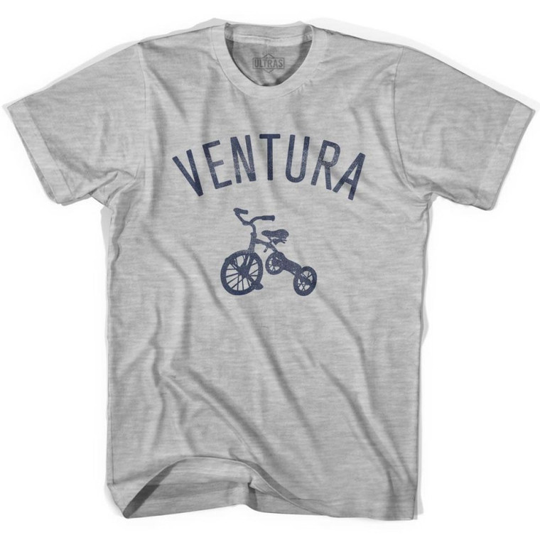 Ventura City Tricycle Youth Cotton T-shirt - Grey Heather