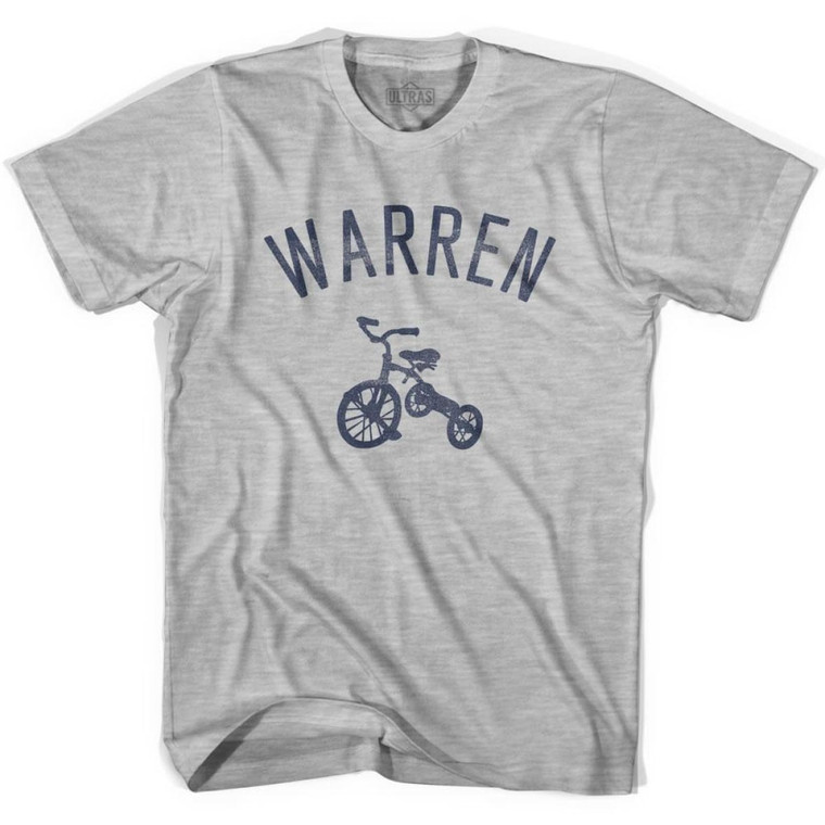 Warren City Tricycle Youth Cotton T-shirt - Grey Heather