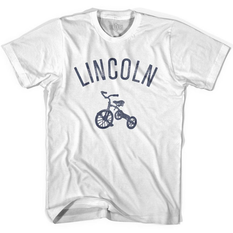 Lincoln City Tricycle Youth Cotton T-shirt - White