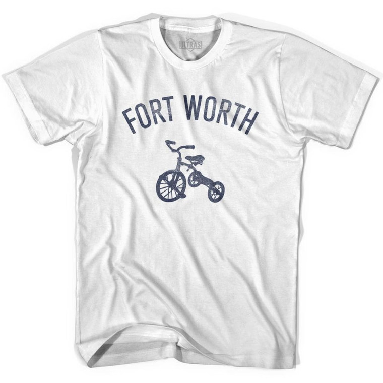 Fort Worth City Tricycle Youth Cotton T-shirt - White