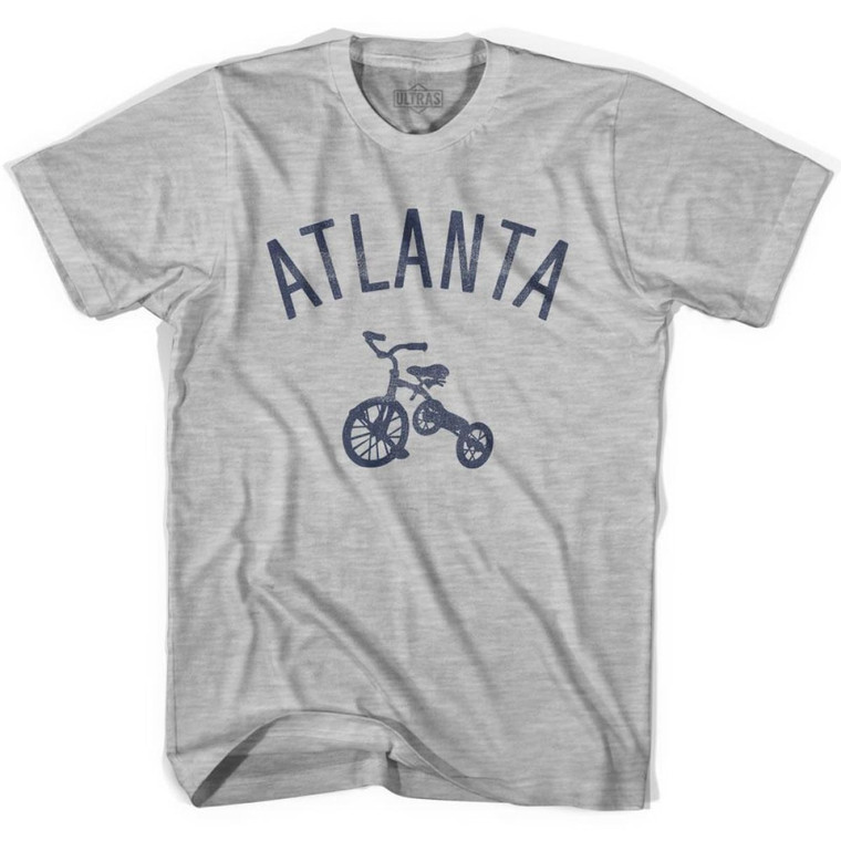 Atlanta Tricycle Womens Cotton T-shirt - Grey Heather
