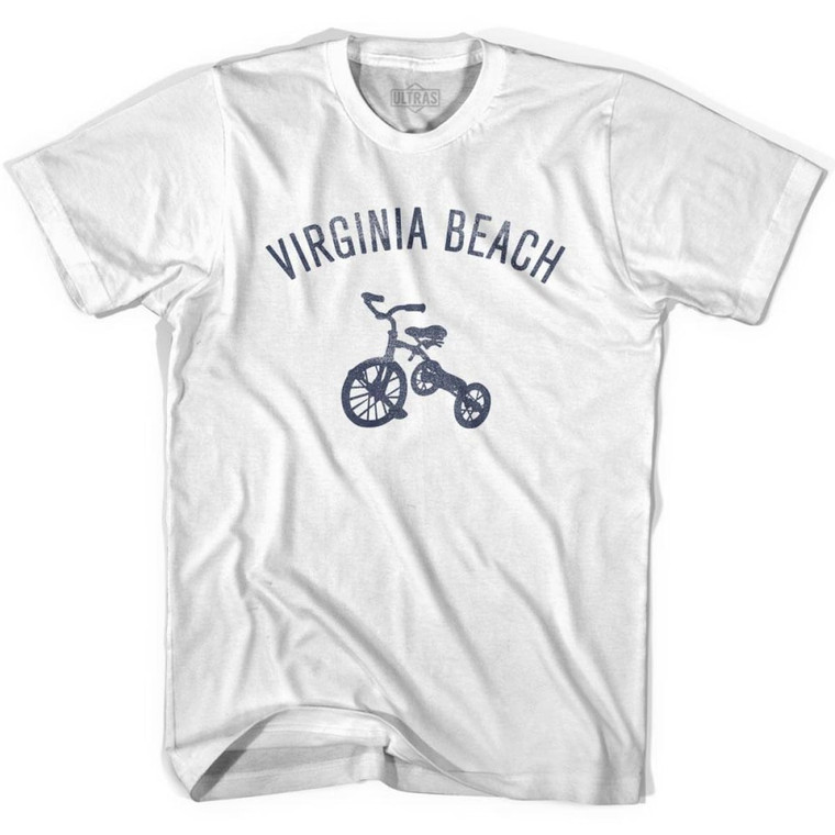 Virginia Beach City Tricycle Youth Cotton T-shirt - White
