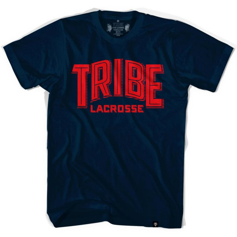 Tribe Lacrosse Longhouse T-shirt - Navy