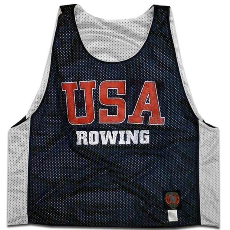 USA Rowing Pinnie Made In USA - Black & White