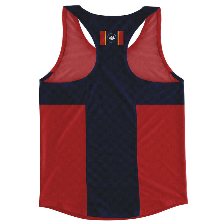New Mississippi Finish Line Athletic Tank Top - Red Blue
